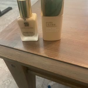Estée Lauder double wear stay in place AND sheer long wear makeup